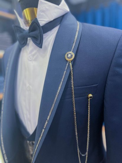 Смокинг MAZALTOVMAN 3-ка премиум Синий