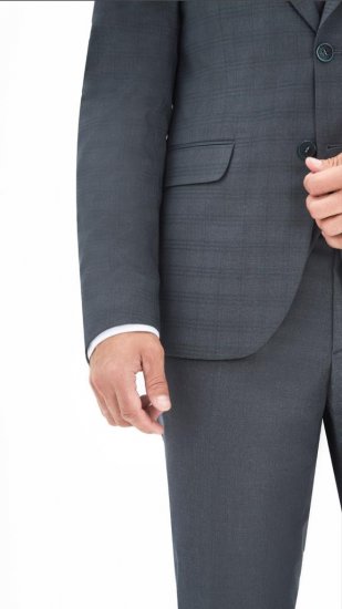 Костюм MAZALTOVMAN 3-ка Зеленый в клетку премиум