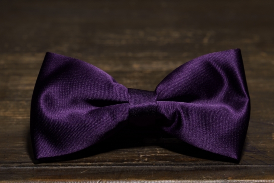 Галстук-бабочка Темно-фиолетовая