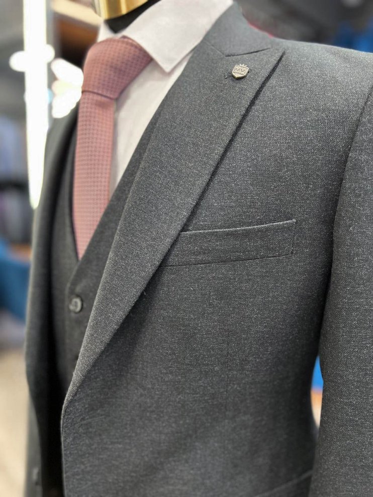 Костюм ЕМР 3-ка Серый фактурный