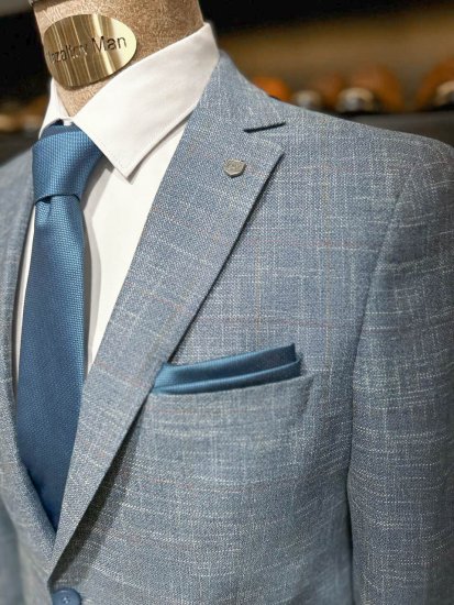 Костюм MAZALTOVMAN 2-ка Синий фактурный