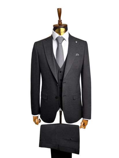 Костюм MAZALTOVMAN 3-ка премиум Серый микроклетка