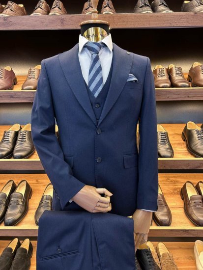 Костюм MAZALTOVMAN 3-ка премиум Синий фактурный