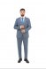 Костюм MAZALTOVMAN 2-ка премиум Голубой фактурный молодежный